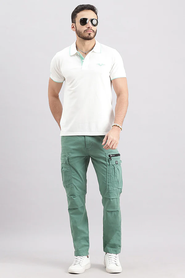 Aqua Regular Fit Cargo Pant - Image 2