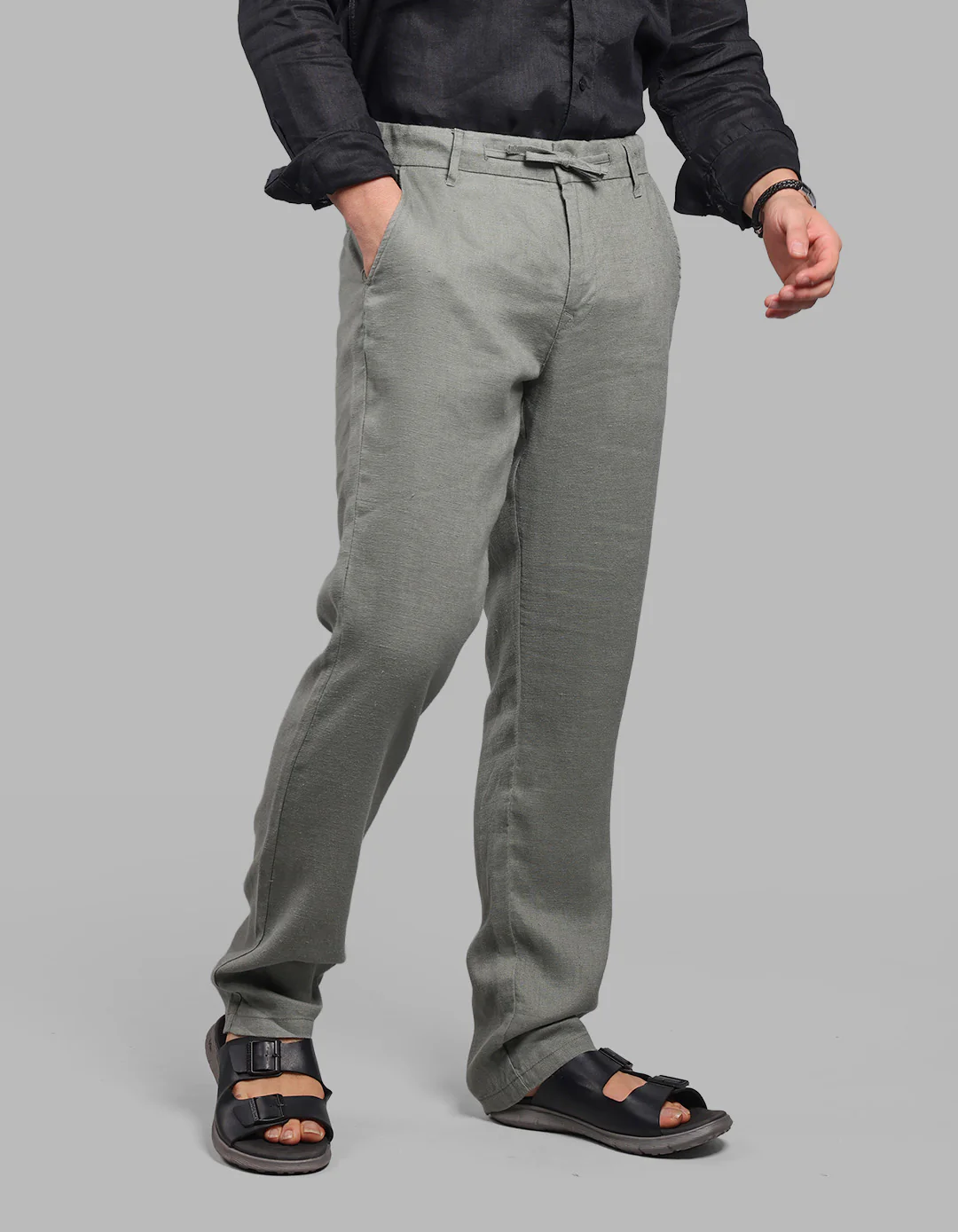 Army 100% Linen Chino Pant - Image 6