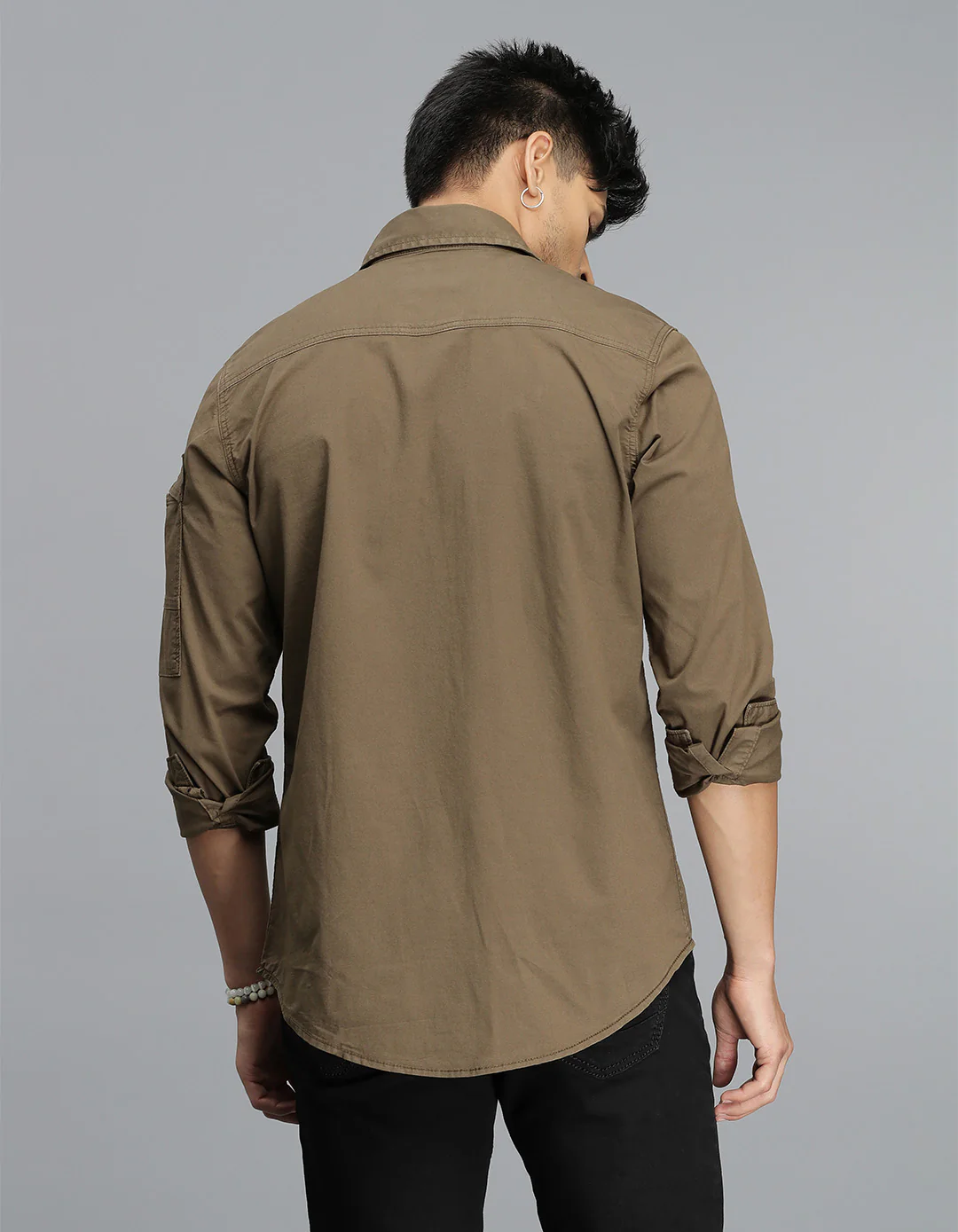 Bean Full Sleeves Cargo Shirt - Image 5