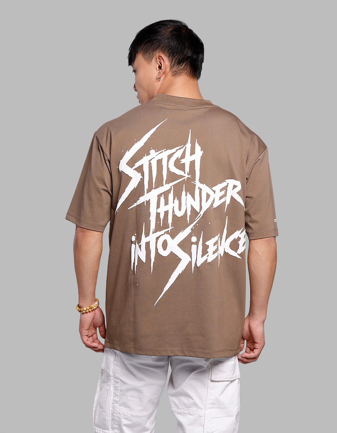 Bean Half Sleeves Oversize Tee - Image 5