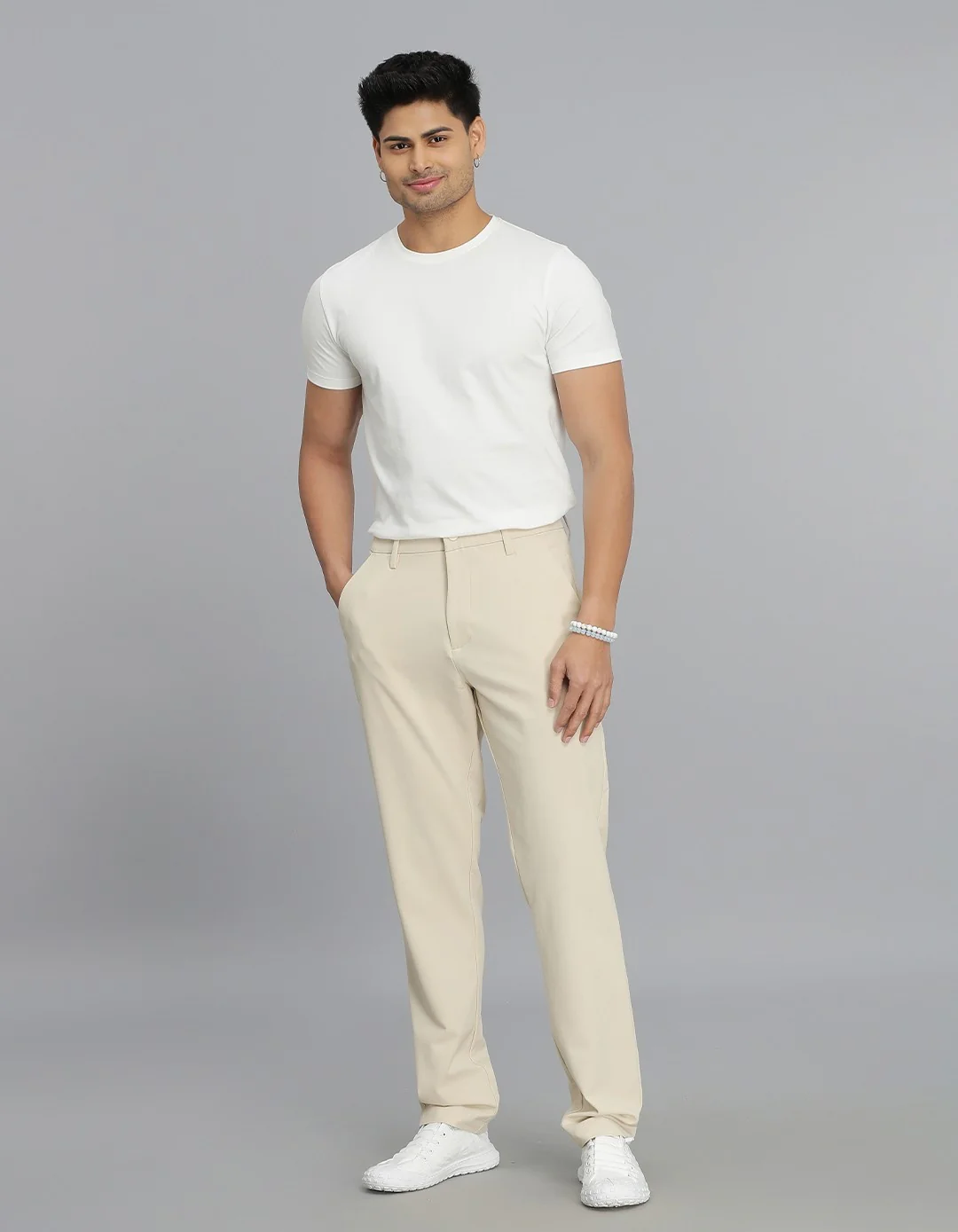 Beige Chinos Trouser - Image 2