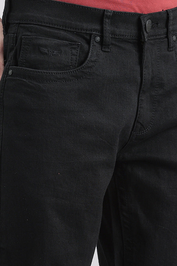 Black Denim Short - Image 6
