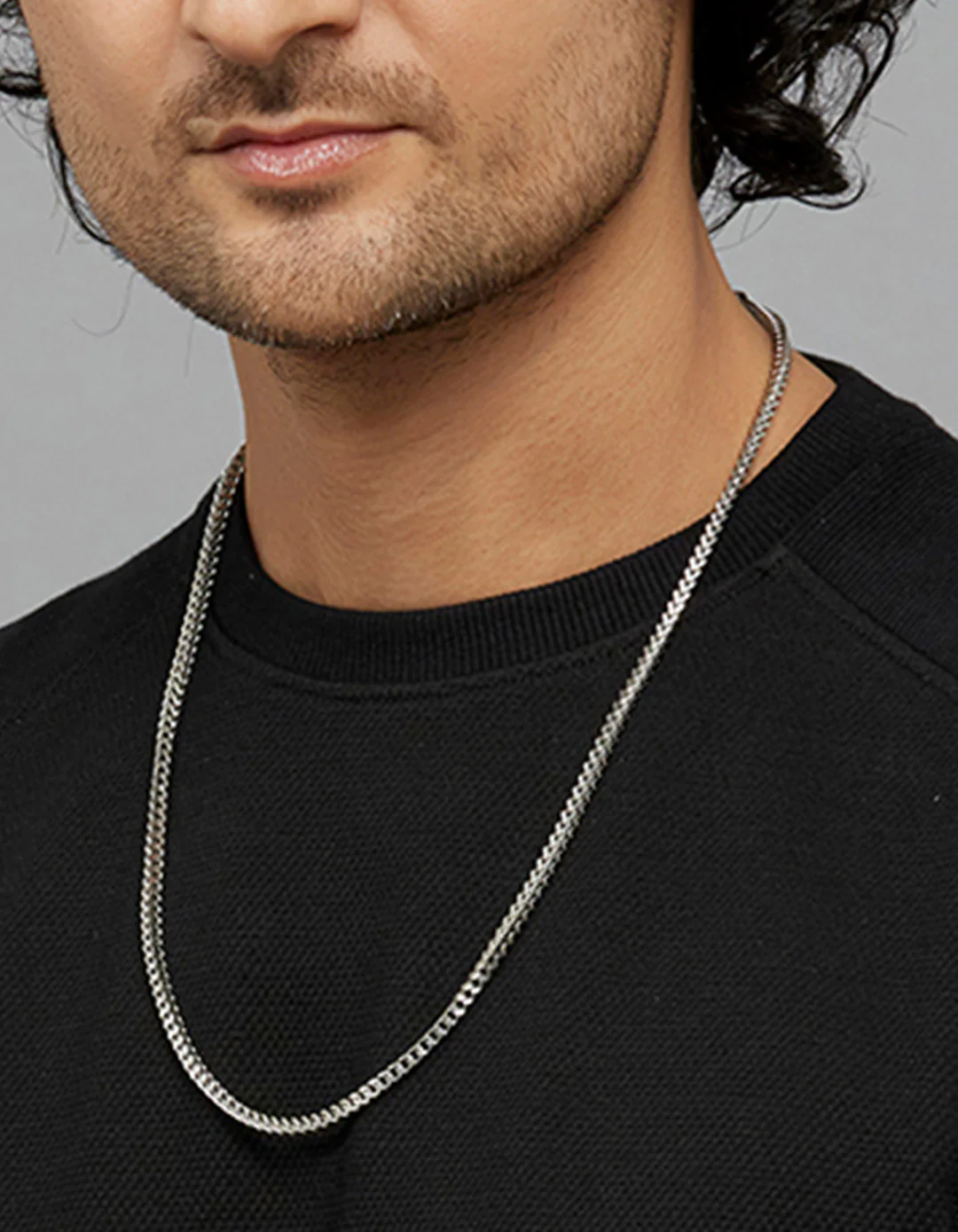 Black Full Sleeves Round Neck Tee - Image 6