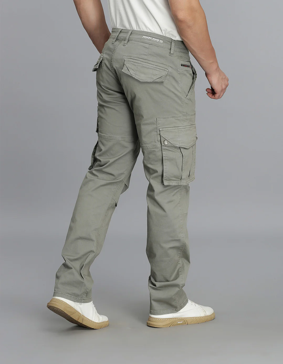 Cement Regular Fit Cargo Pant - Image 5