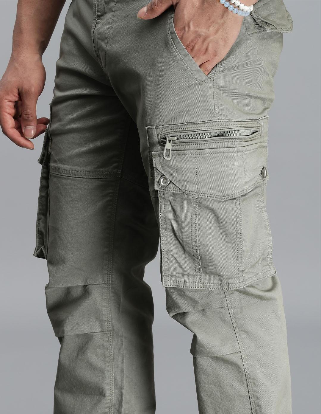 Cement Regular Fit Cargo Pant - Image 7