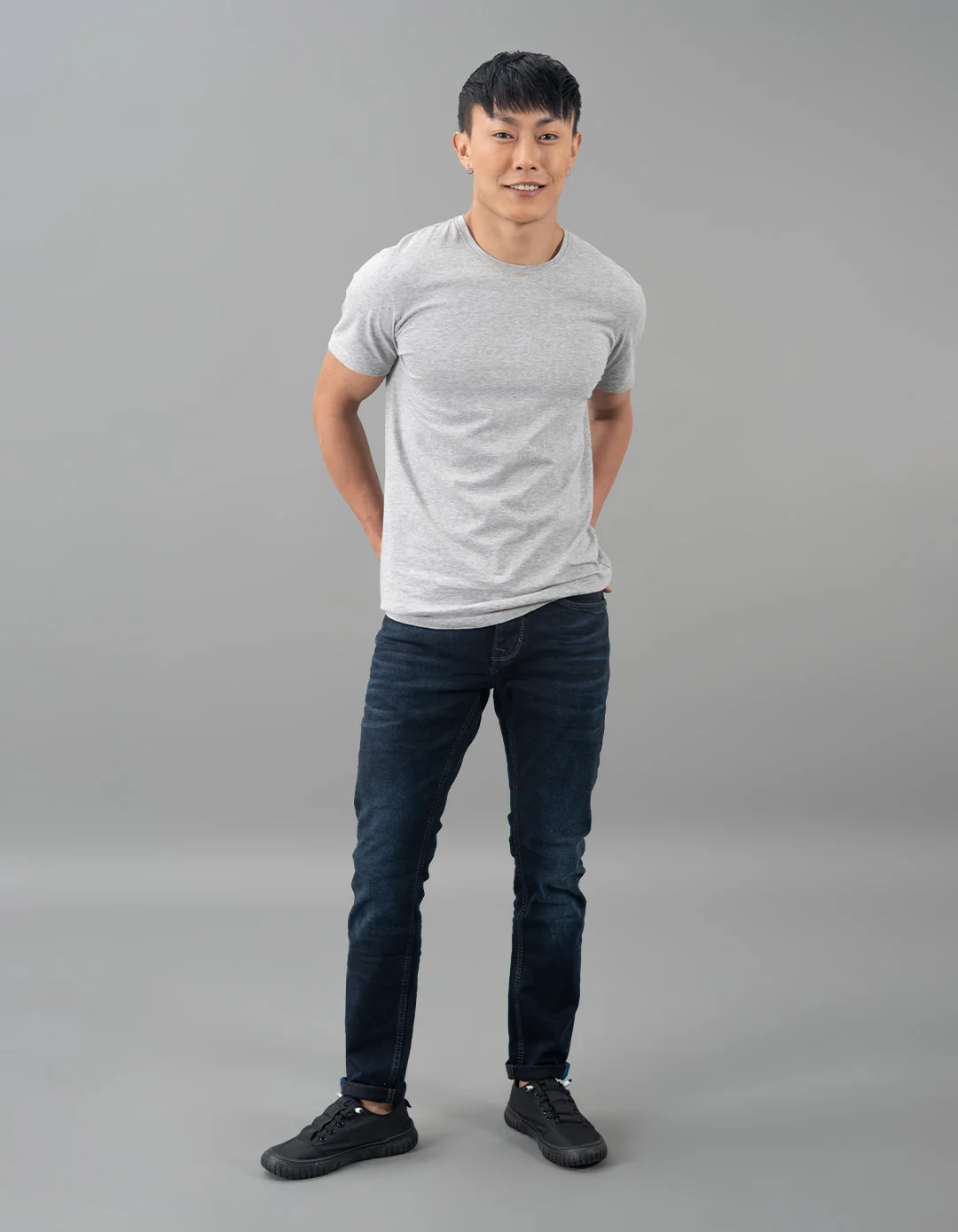 Dk Blue 5 Pocket Low-Rise Ankle Length Jeans - Image 2