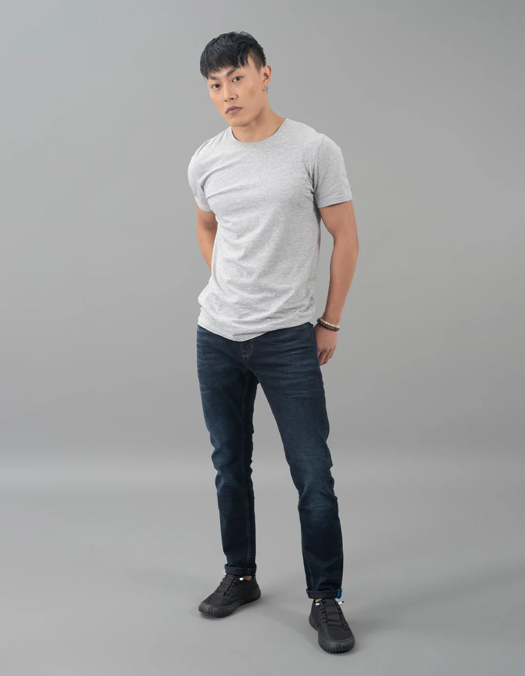 Dk Blue 5 Pocket Low-Rise Ankle Length Jeans - Image 6