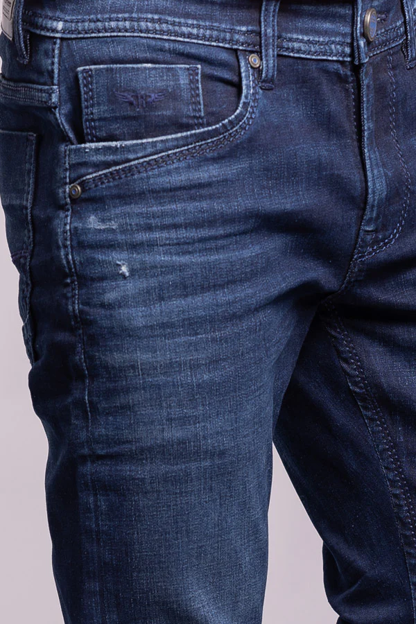Dk Blue 5 Pocket Low-Rise Ankle Length Jeans - Image 6