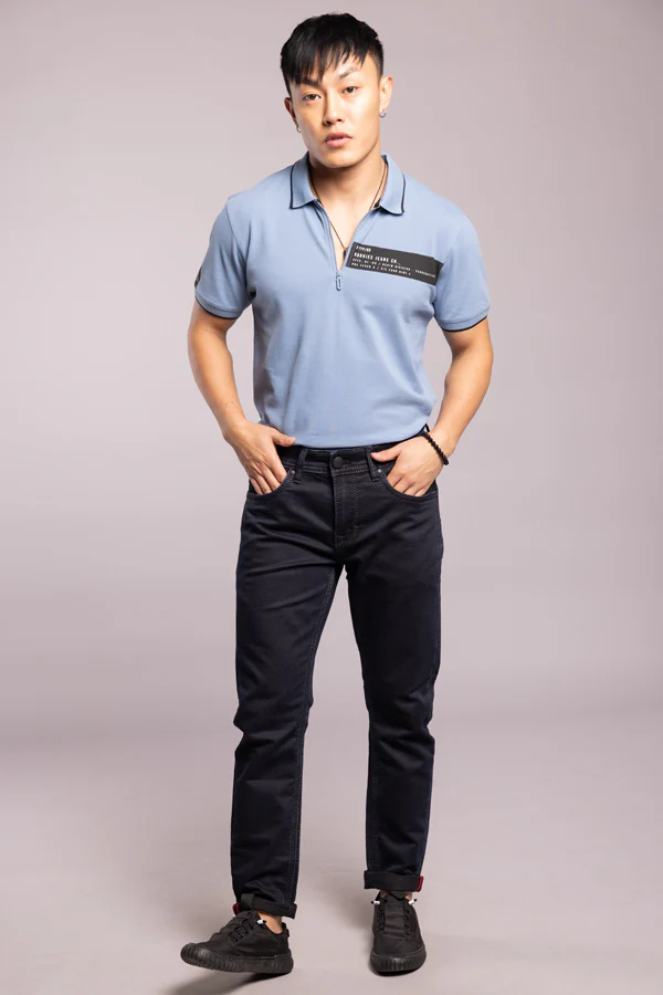 Dk Blue 5 Pocket Low-Rise Ankle Length Jeans - Image 2