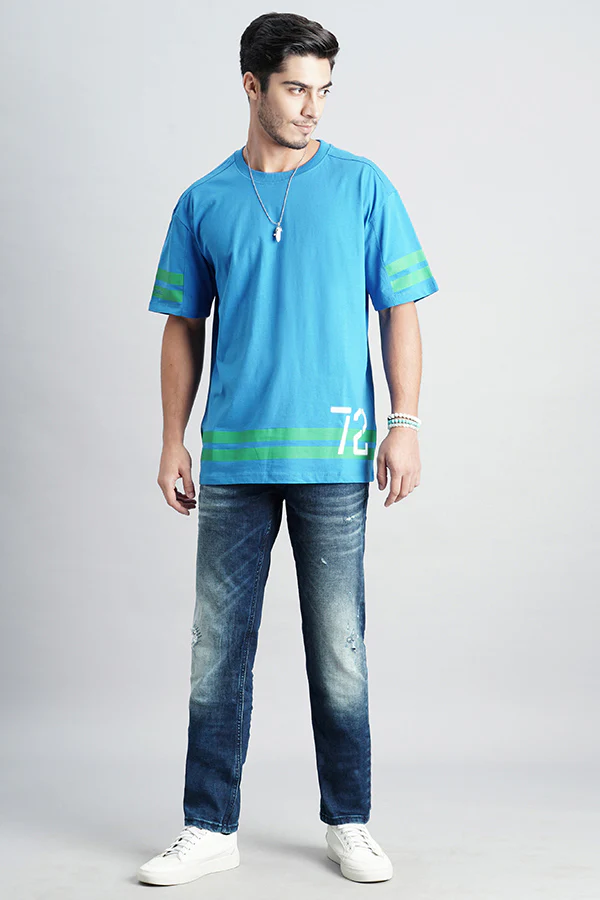 Dk Blue 5 Pocket Mid-Rise Slim Fit Jeans - Image 2