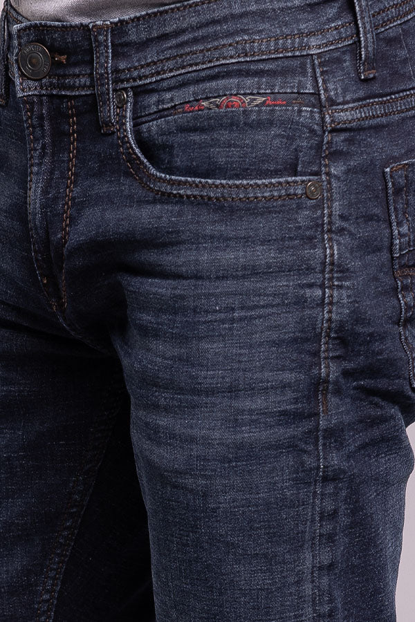 Dk Blue 5 Pocket Low-Rise Ankle Length Jeans - Image 5