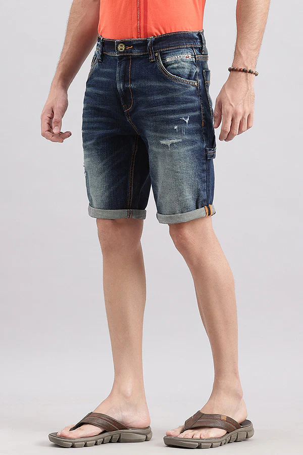 Dk Blue Carpenter Denim Short - Image 5