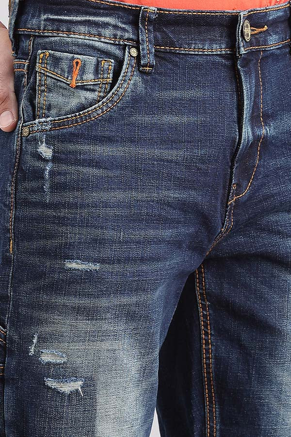 Dk Blue Carpenter Denim Short - Image 6