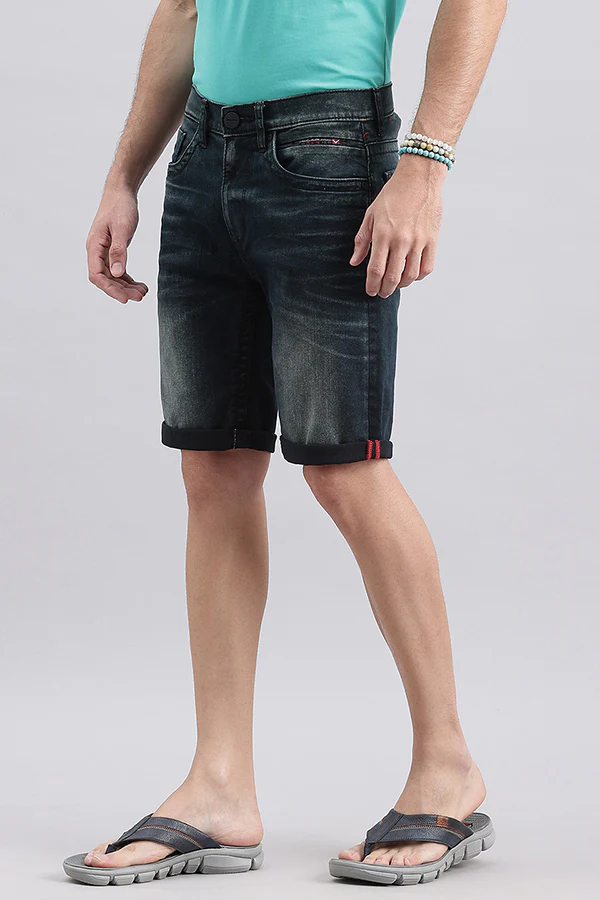 Dk Blue Denim Short - Image 5
