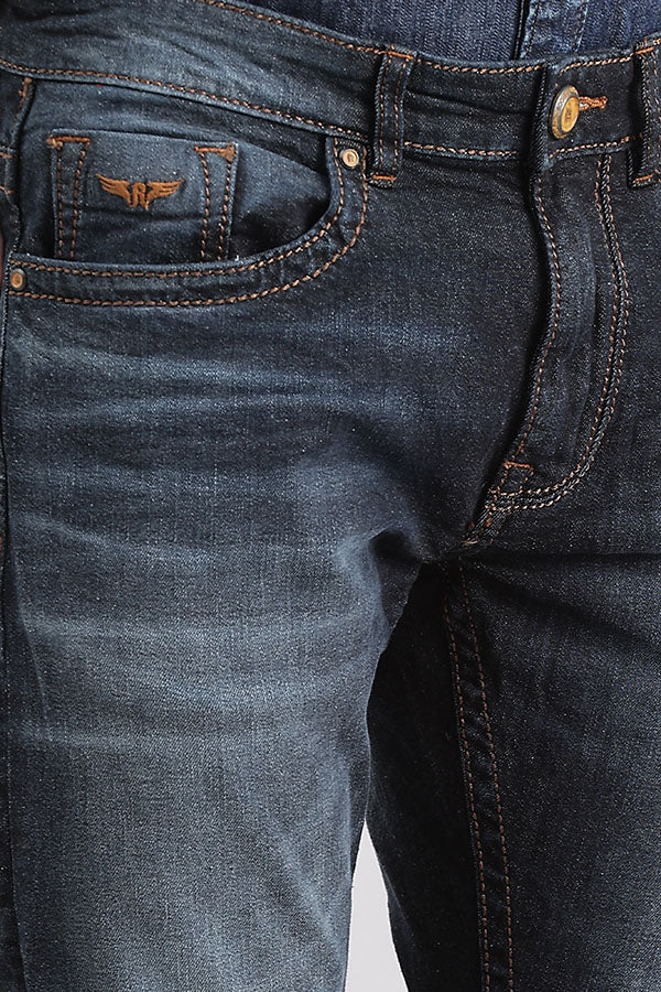 Dk Blue Full Sleeve Denim Shirt - Image 6