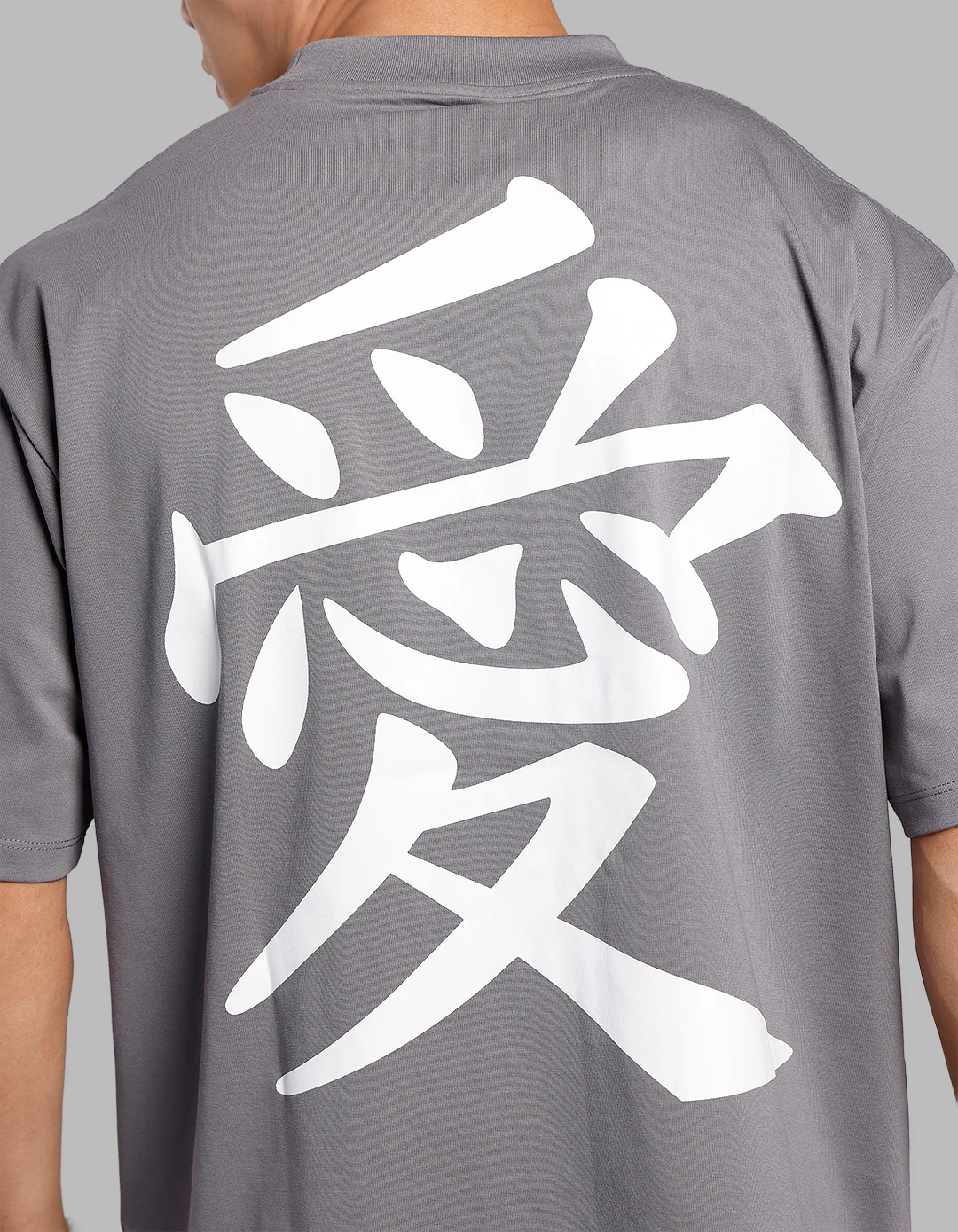 Dk Grey Half Sleeves Oversize Tee - Image 6