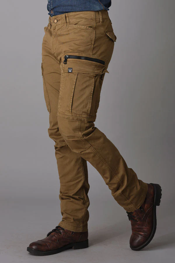 Dk Khaki Regular Fit Cargo Pant - Image 3