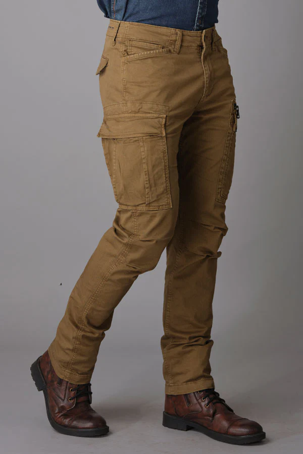 Dk Khaki Regular Fit Cargo Pant - Image 4
