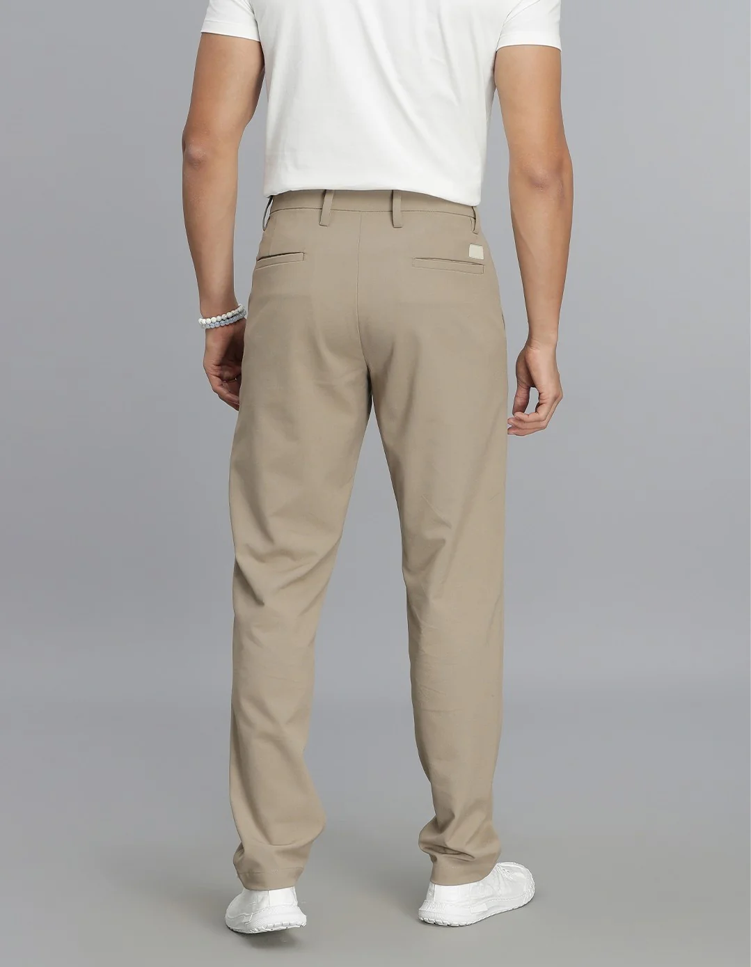 Dk Khaki Chinos Trouser - Image 5