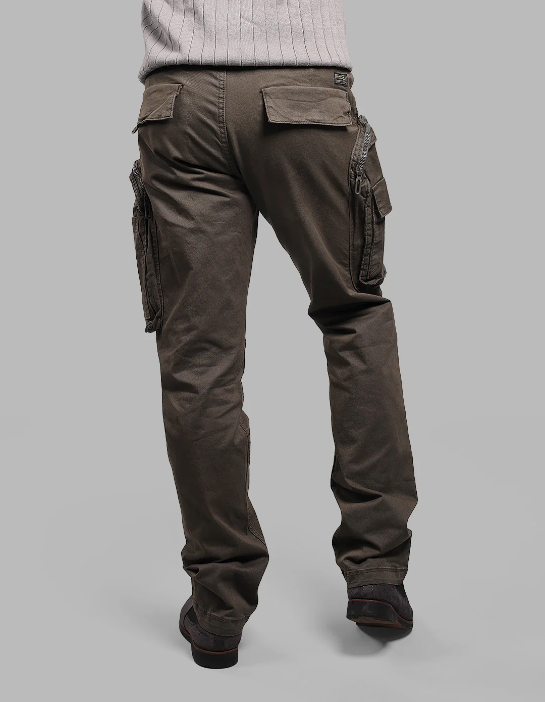Dk M Green Comfort Straight Fit Stretch Cargo Pants - Image 5