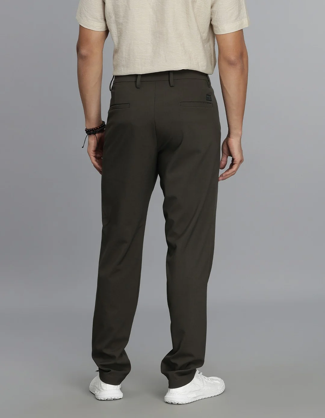 Dk Olive Chinos Trouser - Image 5