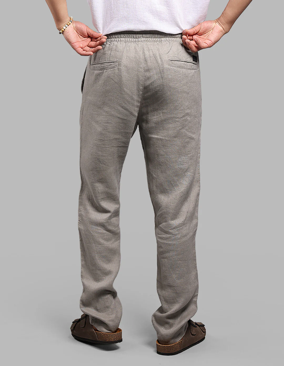 Dk Stone 100% Linen Pant - Image 6