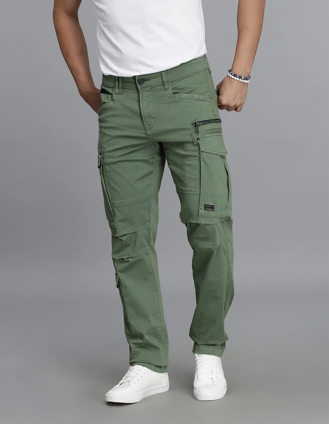 Green Regular Fit Cargo Pant