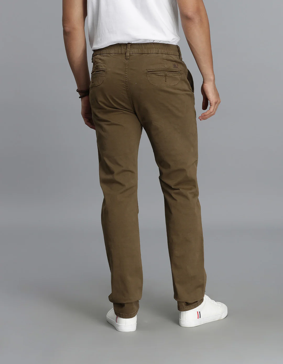 Khaki Regular Fit Cargo Pant - Image 5