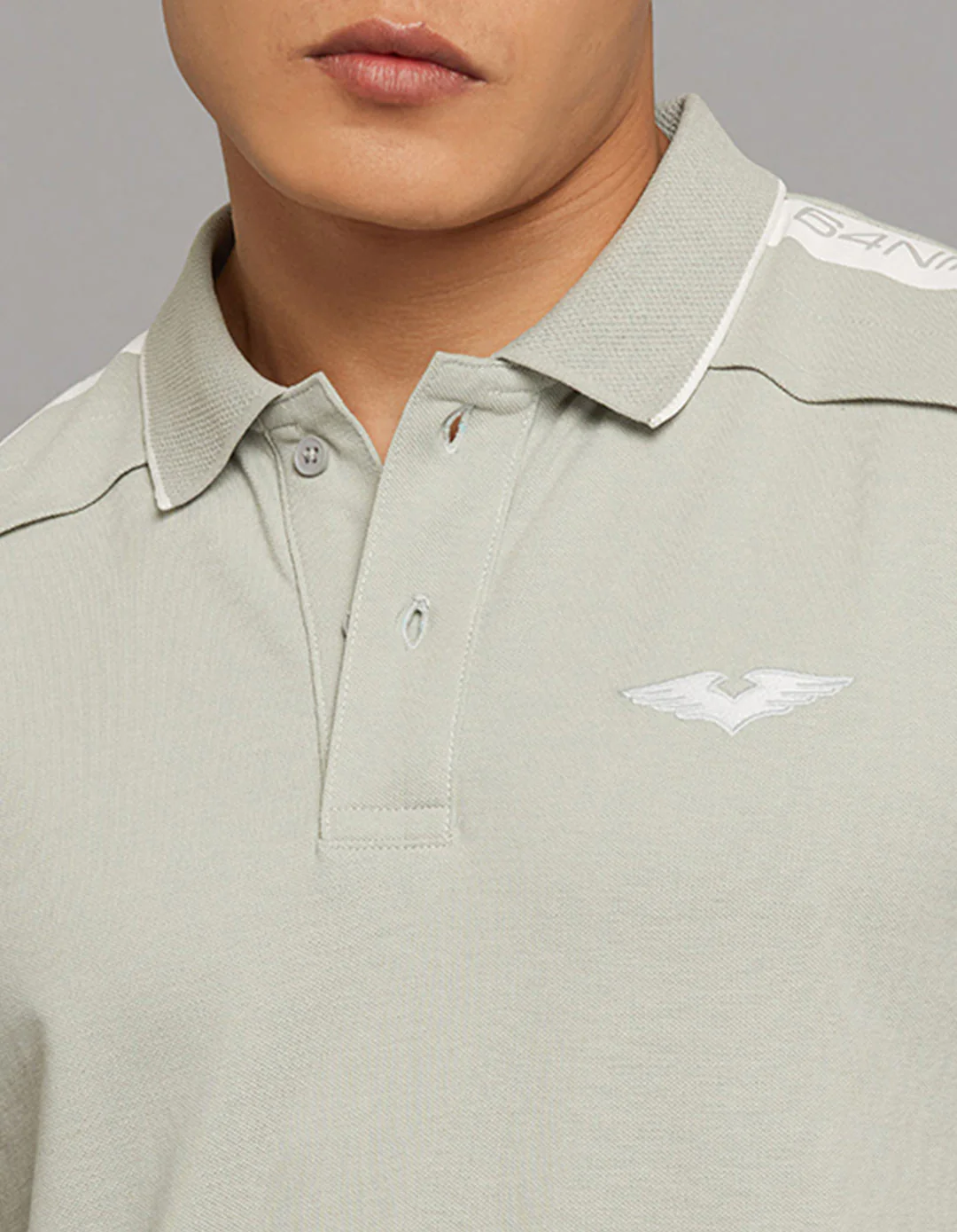 Light Pista Half Sleeves Pique Polo Tee - Image 5