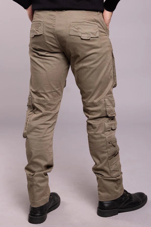 LT Olive Regular Fit Cargo Pant - Image 5