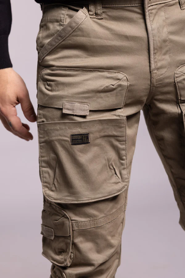 LT Olive Regular Fit Cargo Pant - Image 6