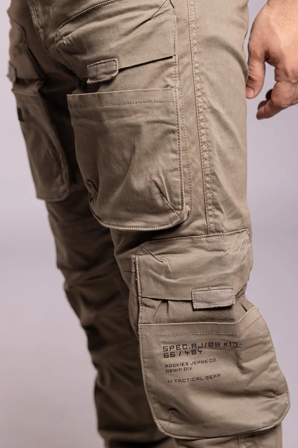 LT Olive Regular Fit Cargo Pant - Image 7