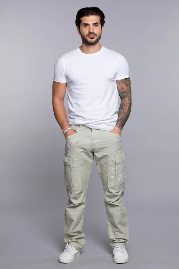 Lt Stone Regular Fit Cargo Pant - Image 2