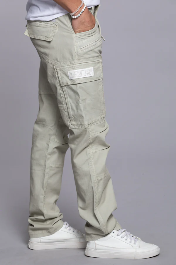 Lt Stone Regular Fit Cargo Pant - Image 5