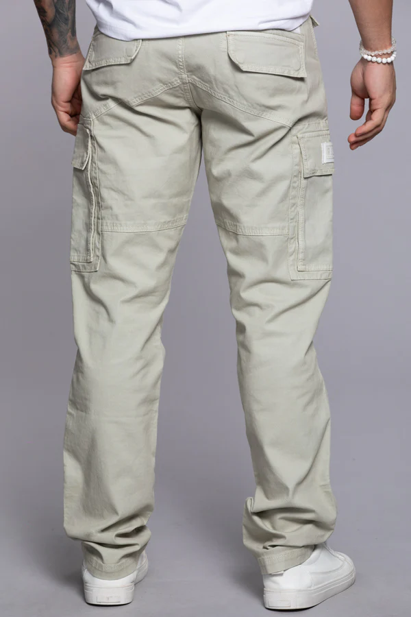 Lt Stone Regular Fit Cargo Pant - Image 6