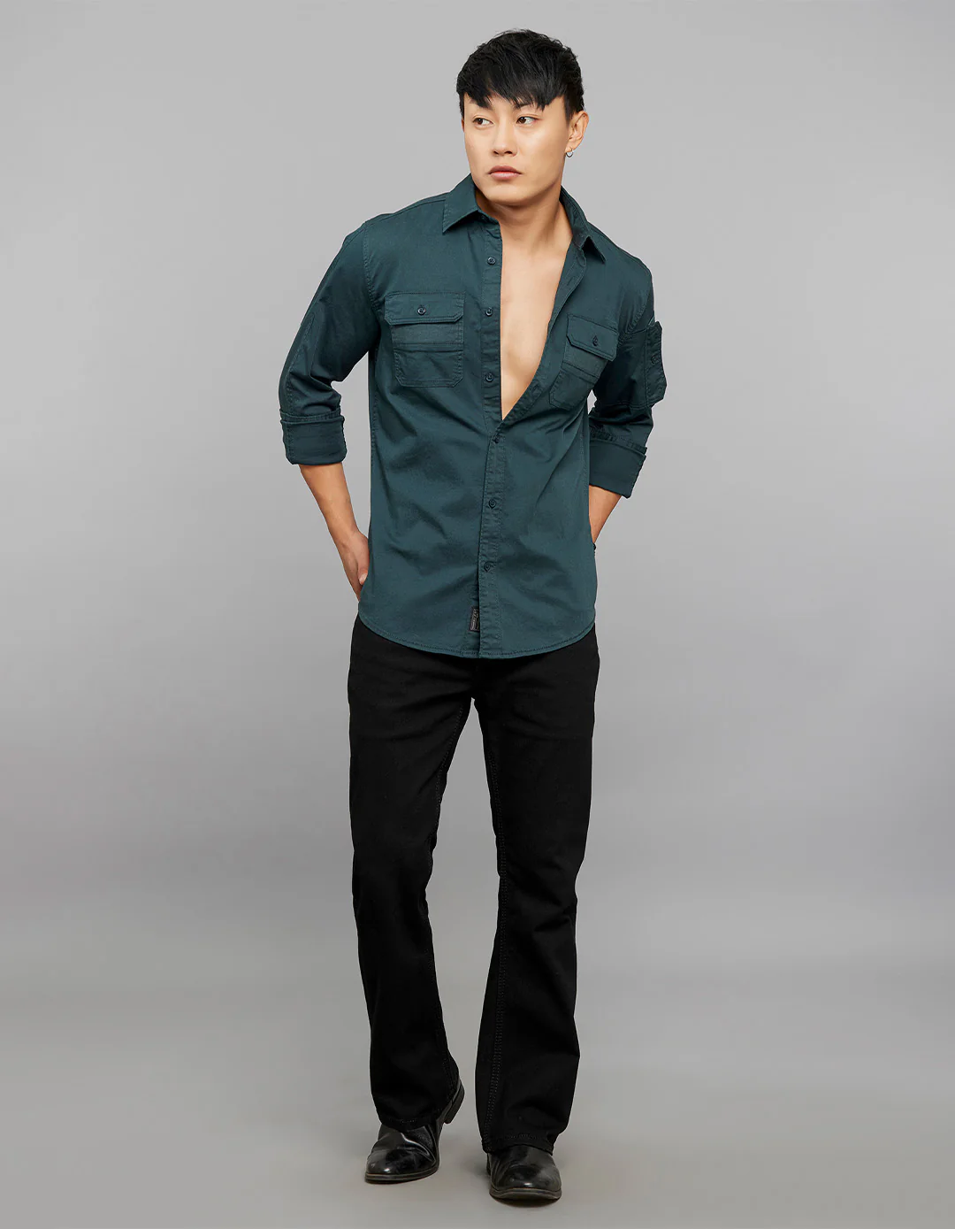 Martin Full Sleeves Cargo Shirt - Image 2