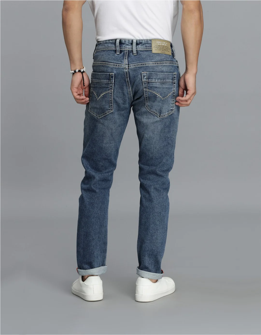 Med Blue 5 Pocket Low-Rise Ankle Length jeans - Image 5