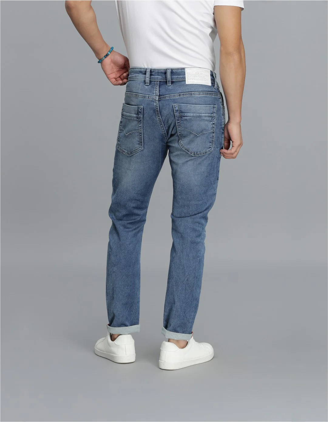 Med Blue 5 Pocket Low-Rise Ankle Length jeans - Image 5