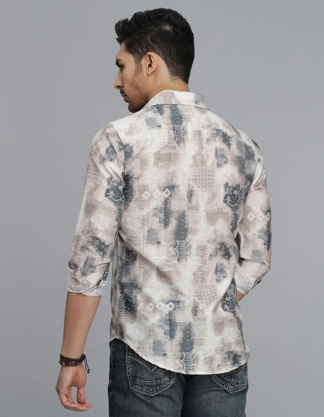 Multi Color Full Sleeves Printed Shirt - Image 5