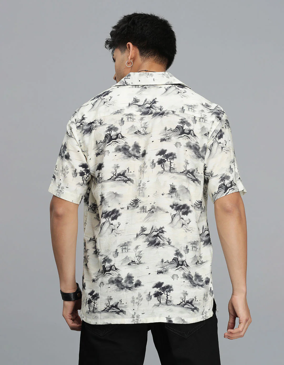Multi Color Half Sleeves Printed Shirt - Image 4