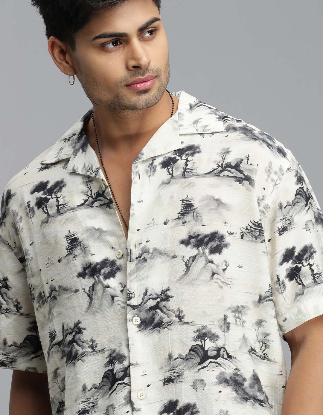 Multi Color Half Sleeves Printed Shirt - Image 5