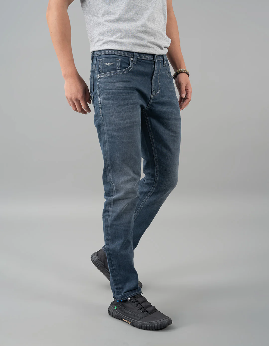 Petrol 5 Pocket Low-Rise Ankle Length Jeans - Image 4