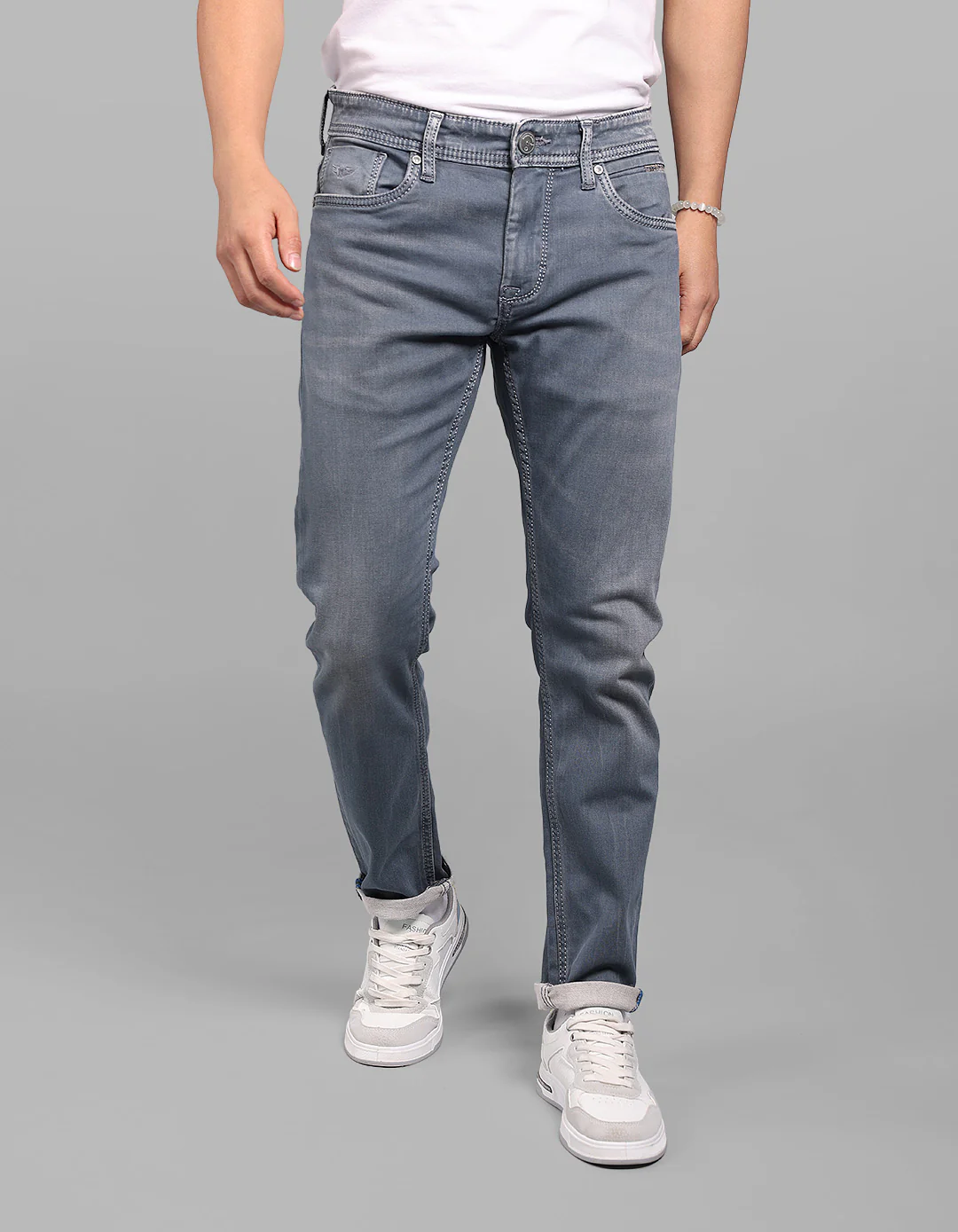 Petrol 5 Pocket Low-Rise Ankle Length Stretch Jeans
