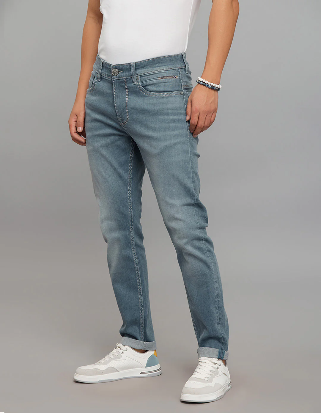 Petrol 5 Pocket Low-Rise Tapered Ankle Length Stretch Jeans - Image 3