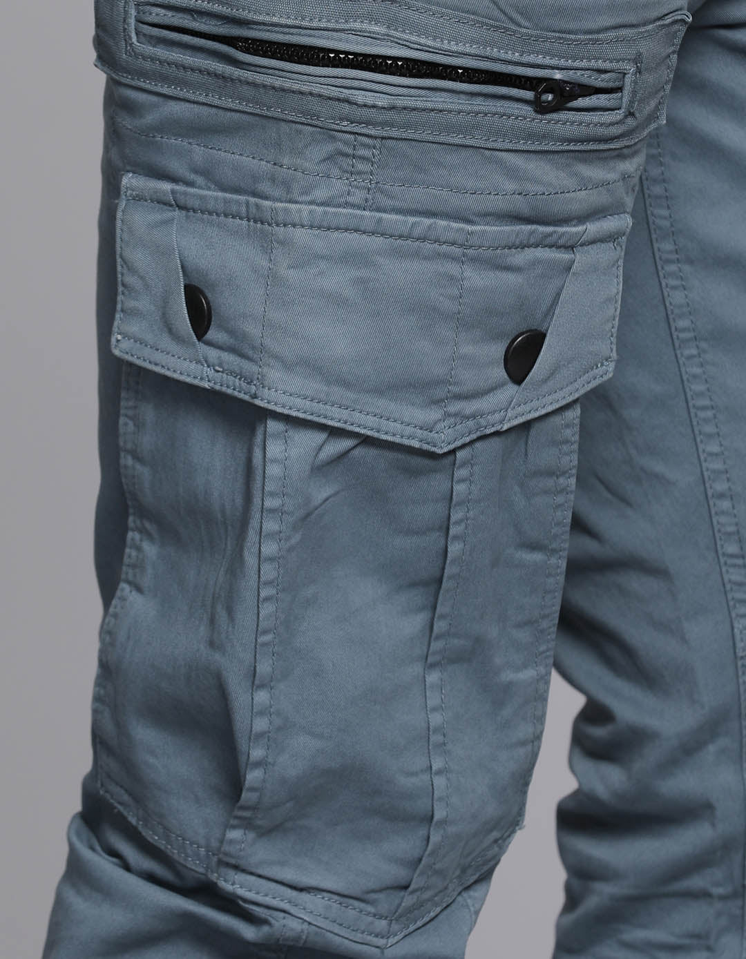 Petrol Regular Fit Cargo Pant - Image 3