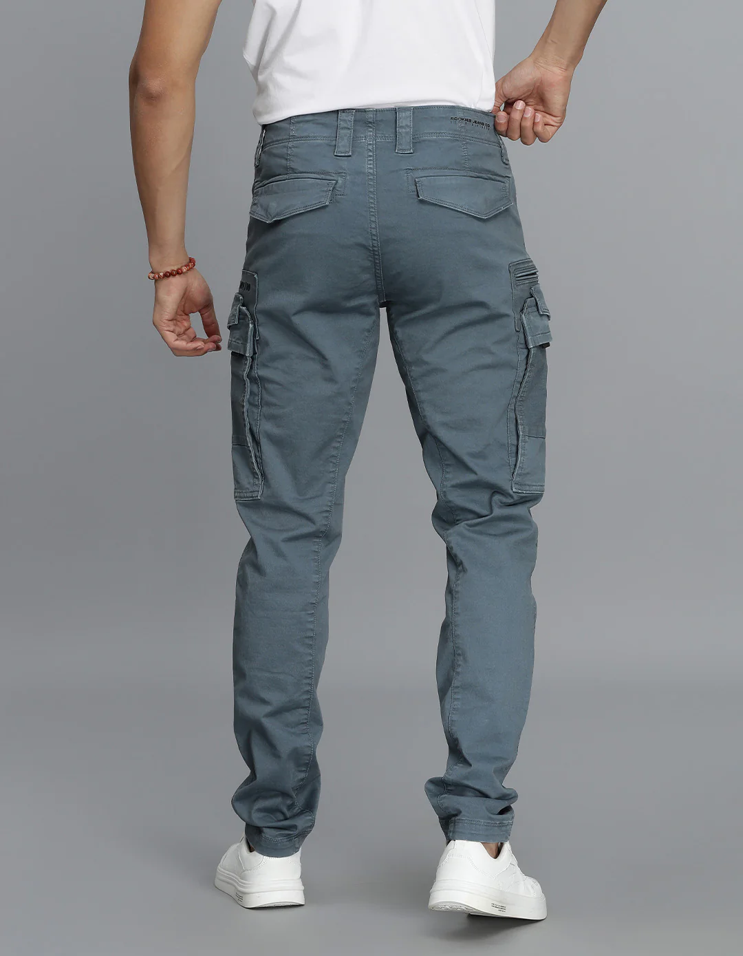 Petrol Regular Fit Cargo Pant - Image 5