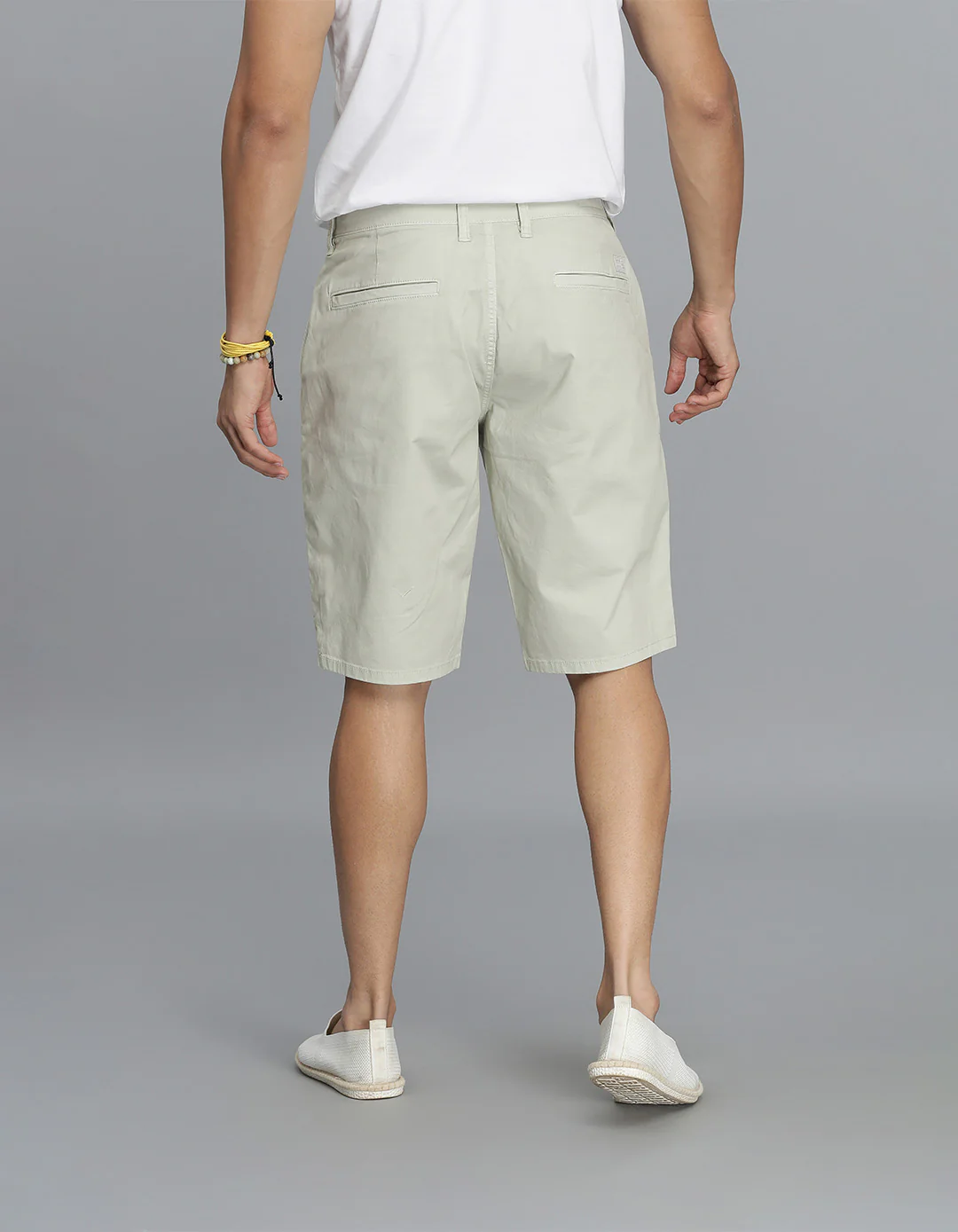 Silver Grey Chino Short - Image 5