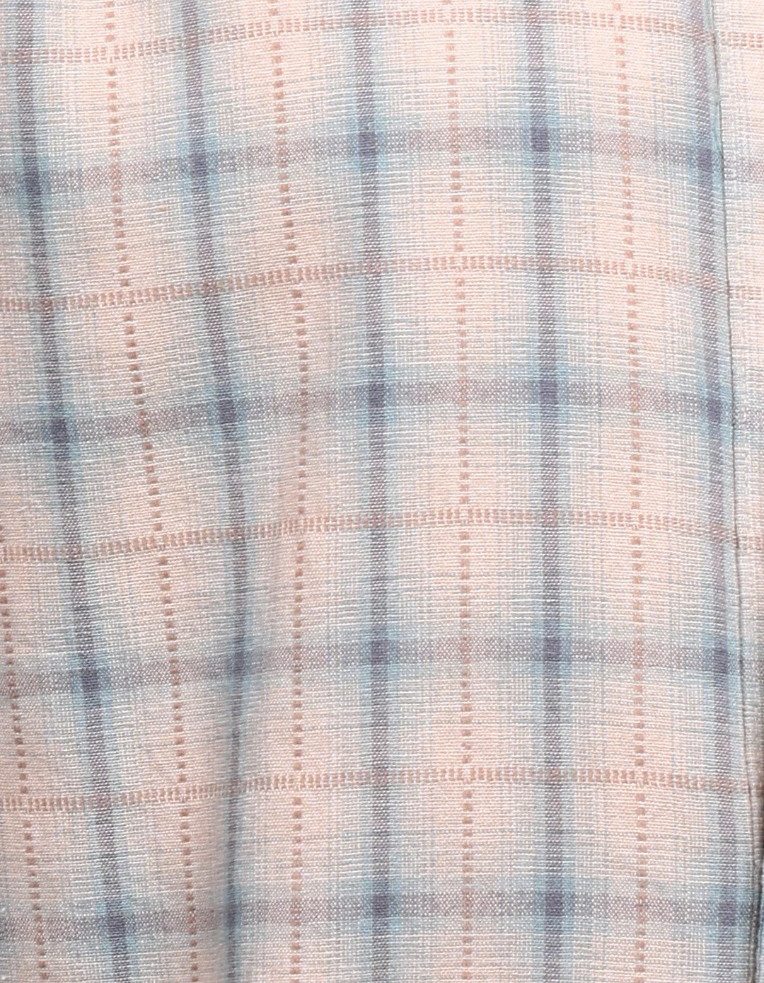 Teal Beige Full Sleeve Check Shirt - Image 7