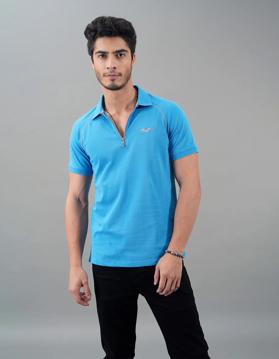 Wave Ride Half Sleeves Pique Polo Tee