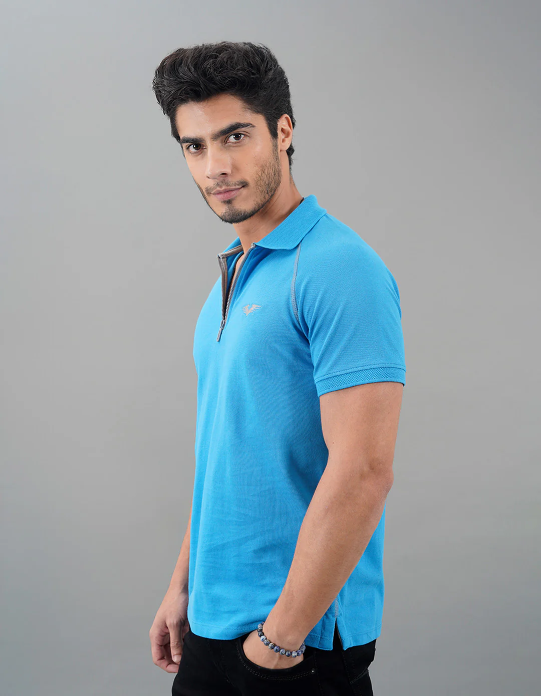 Wave Ride Half Sleeves Pique Polo Tee - Image 3